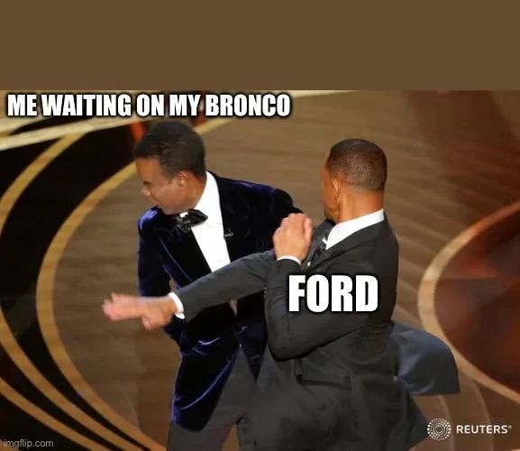 Ford Bronco Seems appropriate… F9FA6B4C-B152-446B-B5D8-B26E8C0E61CE