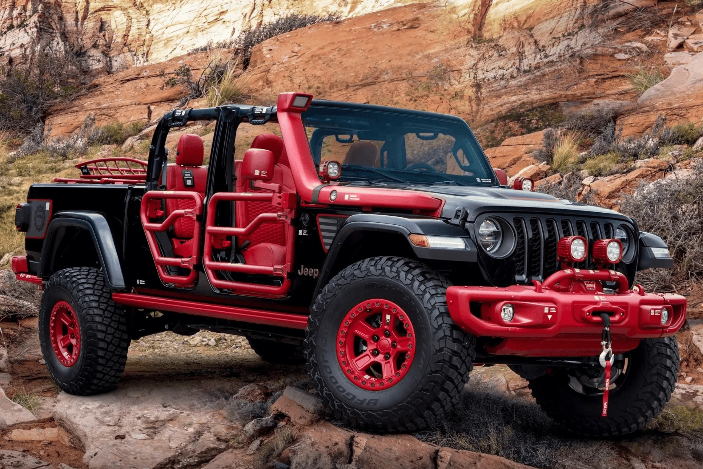 Ford Bronco Jeep Concepts at Easter Jeep Sfari 1649443384425