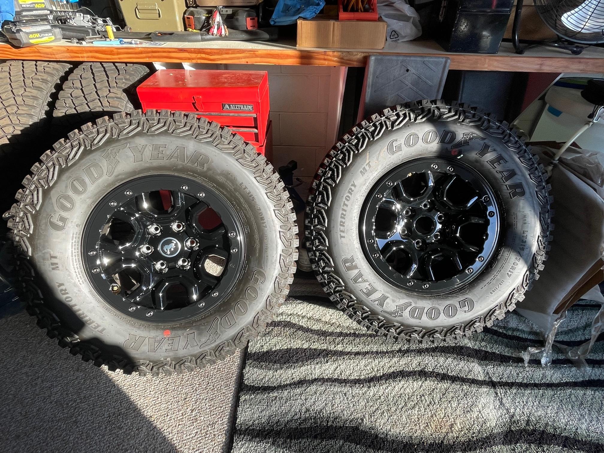 Ford Bronco First Edition Sasquatch Wheels & Tires set IMG_8997