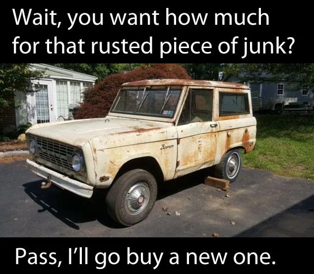 Ford Bronco Bronco humor thread BroncoRustvN