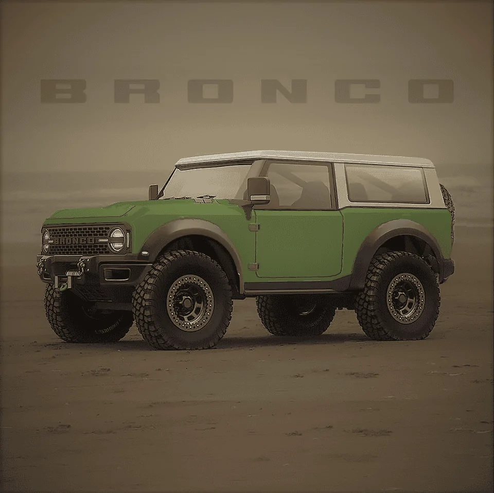 Ford Bronco Someone modified Mo Aoun’s render a bit... BroncoGreen (2)