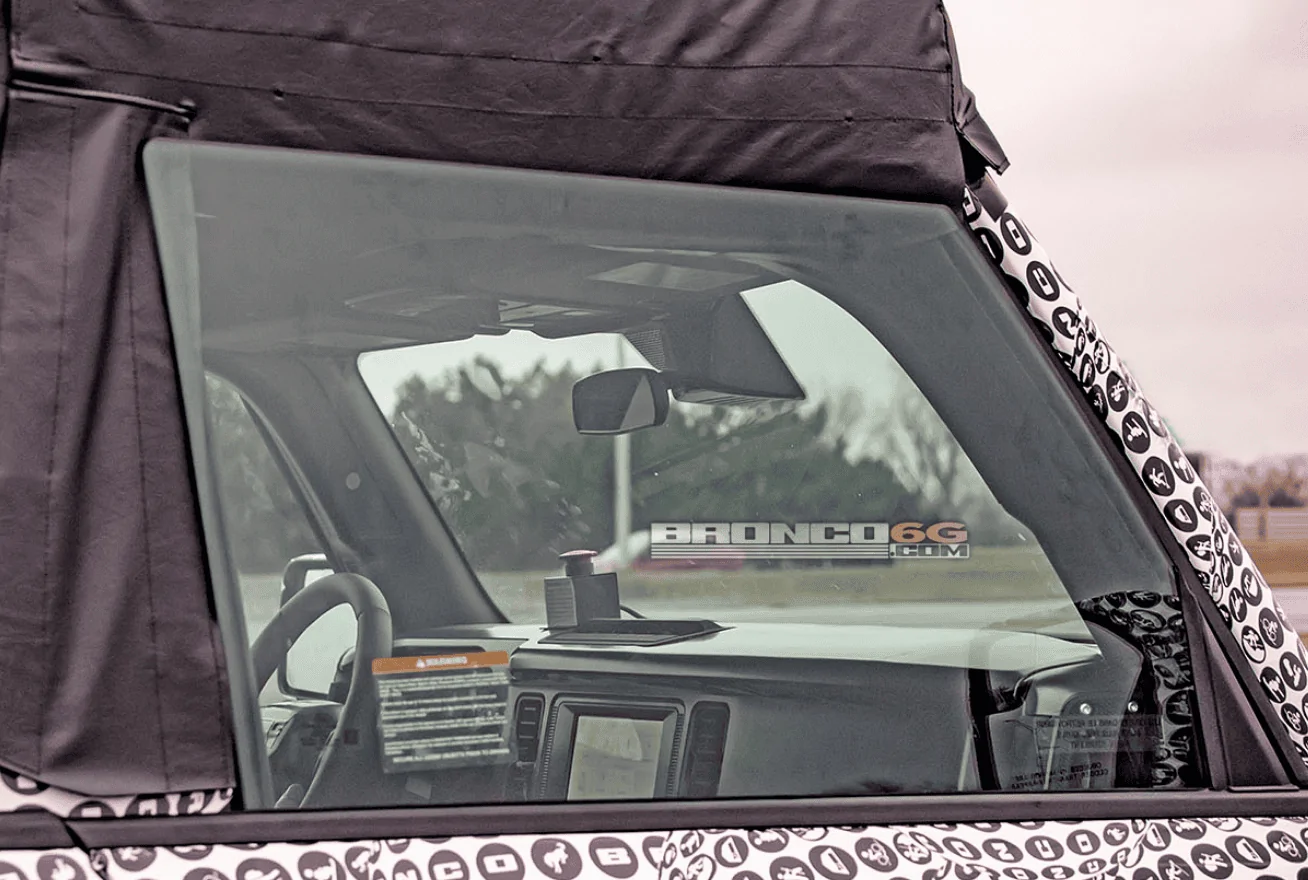 Ford Bronco 2021 Bronco Interior Spied Undisguised!! Screen Shot 2020-02-25 at 1.52.09 PM