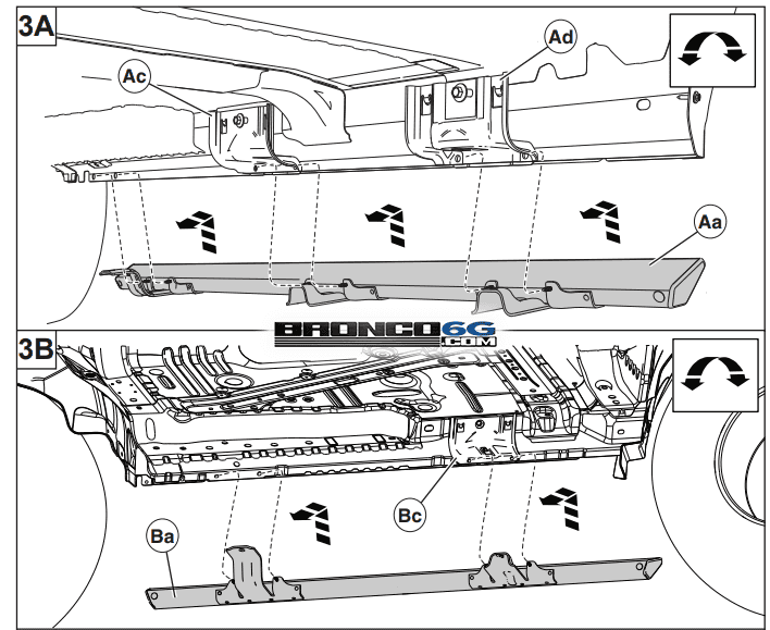 Ford Bronco Need rock rail installation instructions 2021 Ford Bronco rock rail kit 2
