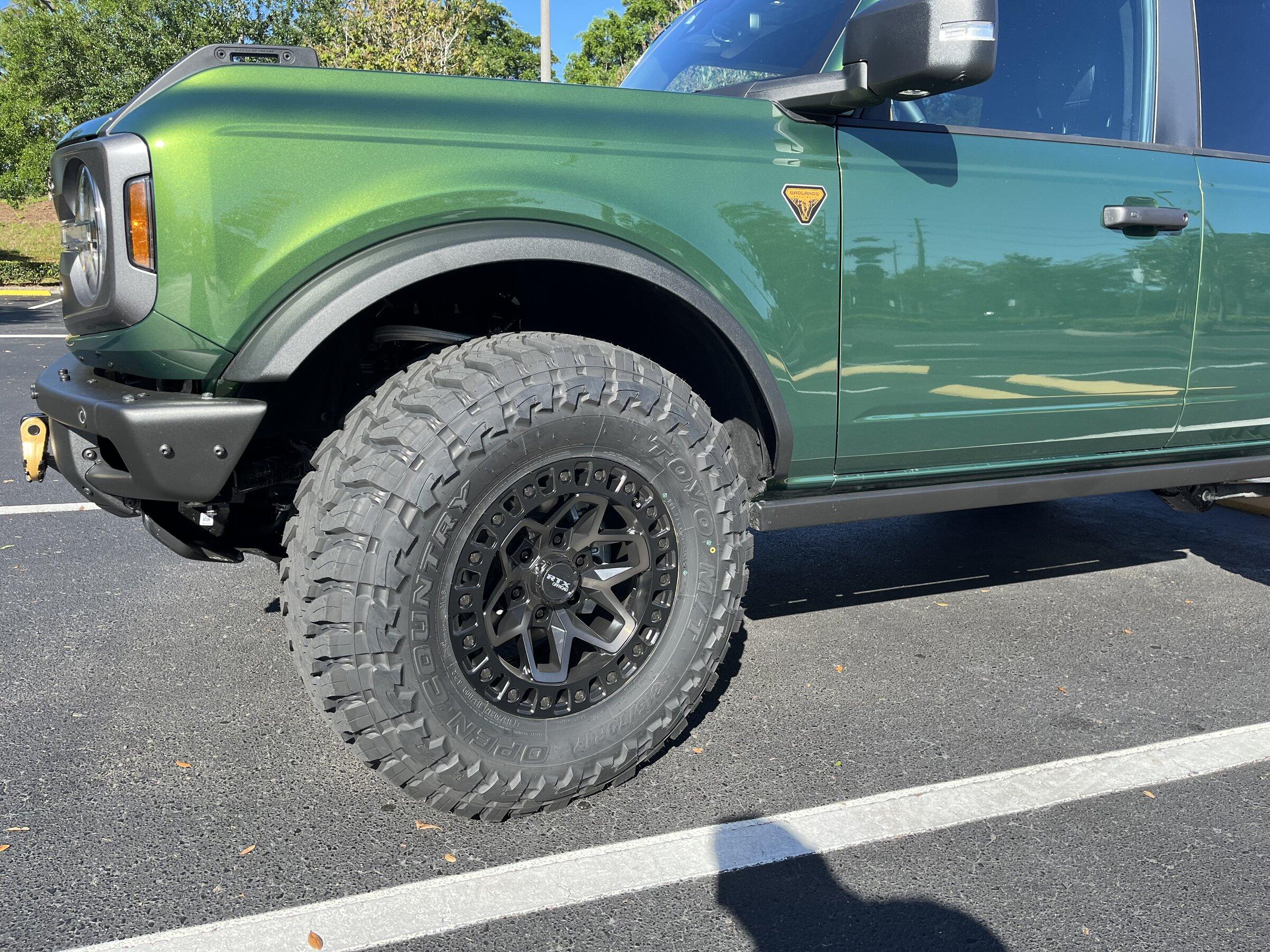 Ford Bronco Show us your installed wheel / tire upgrades here! (Pics) CEC05684-0C94-4F93-A7F3-B72191179FF7