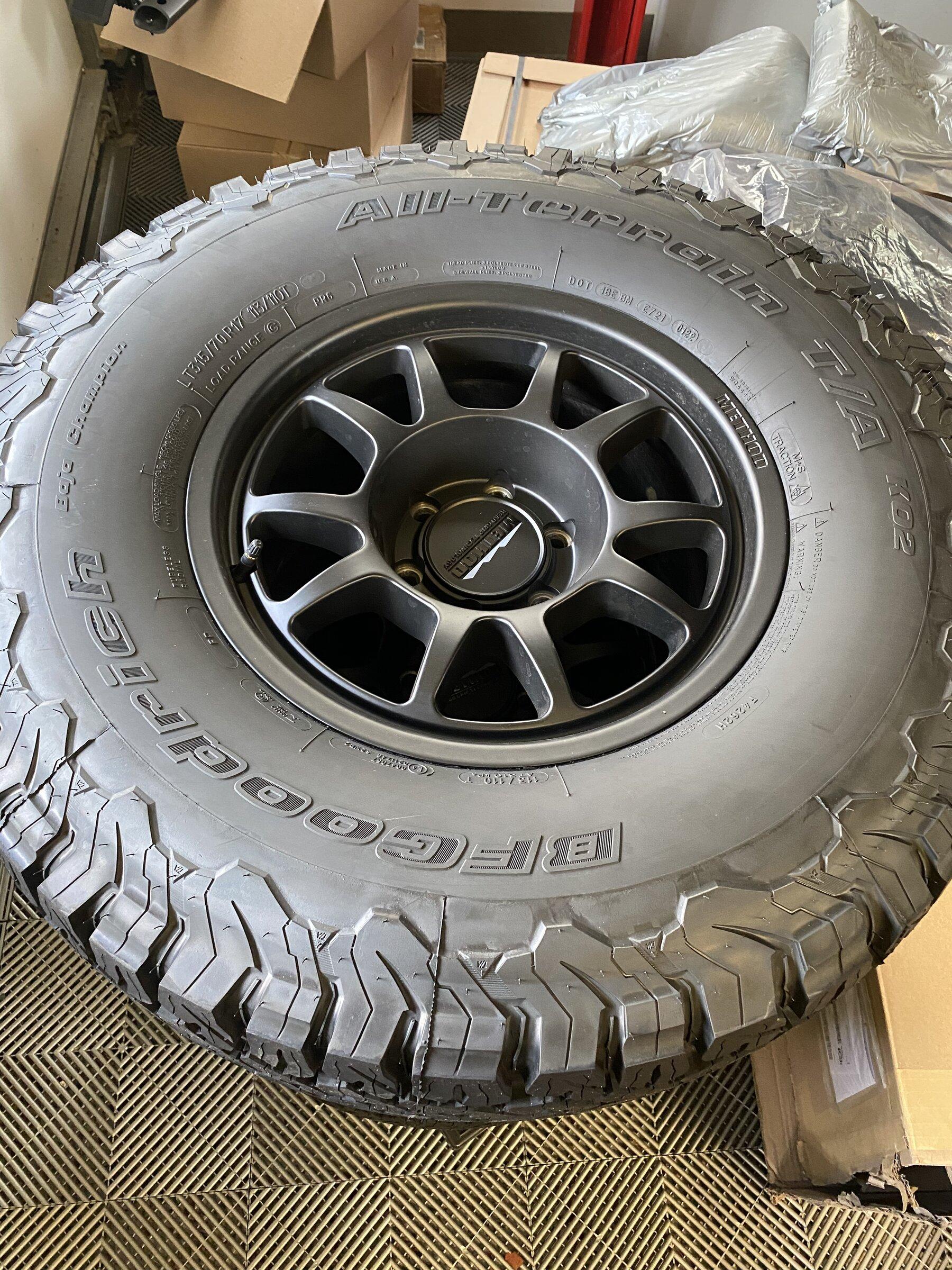 Ford Bronco Method 702 with BFG K02 315/70-17 and TPMS B49AE77D-44F8-4E6C-90D6-B69E1E600BCD