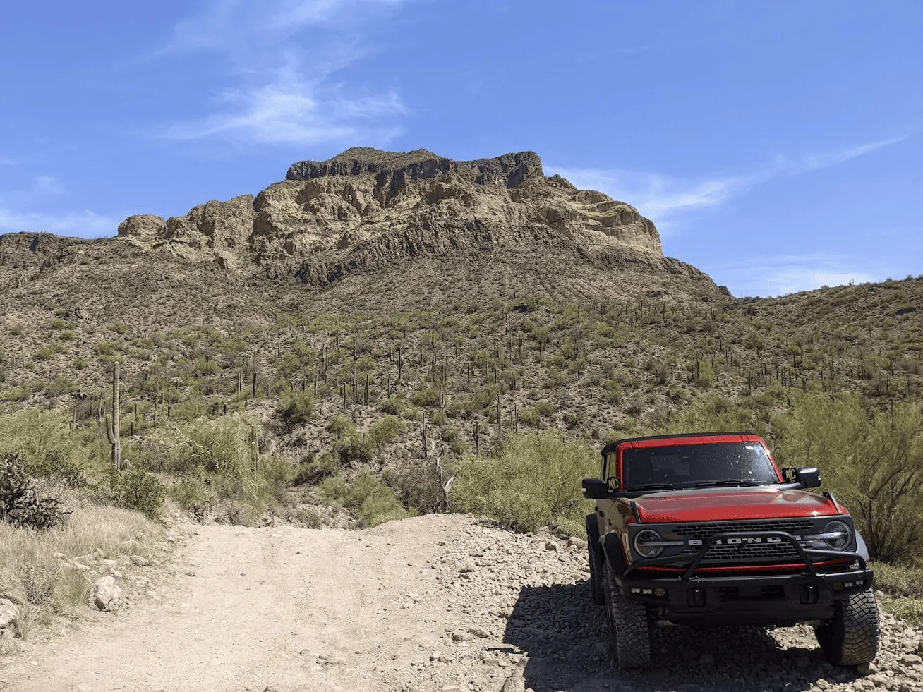 Ford Bronco quick run through Bulldog Canyon 1649630865789