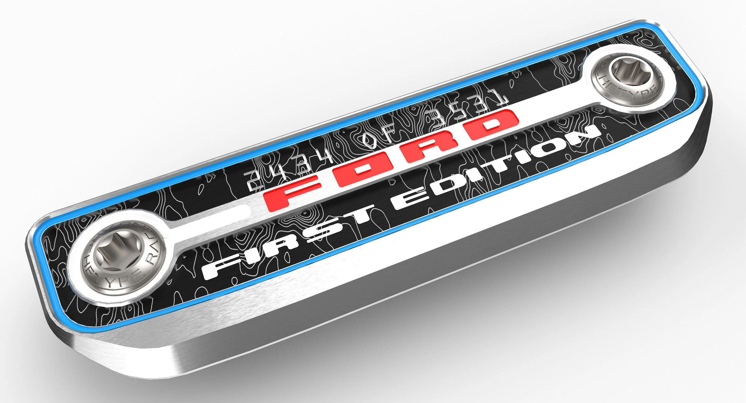 Ford Bronco AR | FIRST EDITION Badge VIN Project 1608 - AR Console Badge -  Topography Of 2
