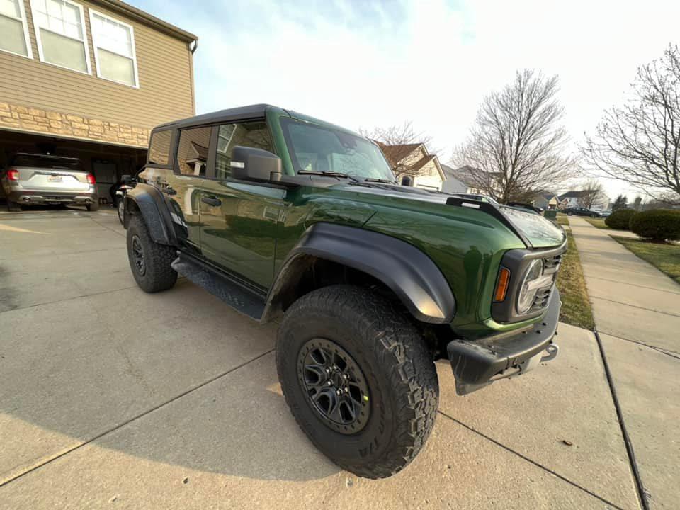 Ford Bronco Closeups of Eruption Green Bronco Raptor [updated w/ interior, suspension, engine underhood pics]) Eruption Green Bronco Raptor 2