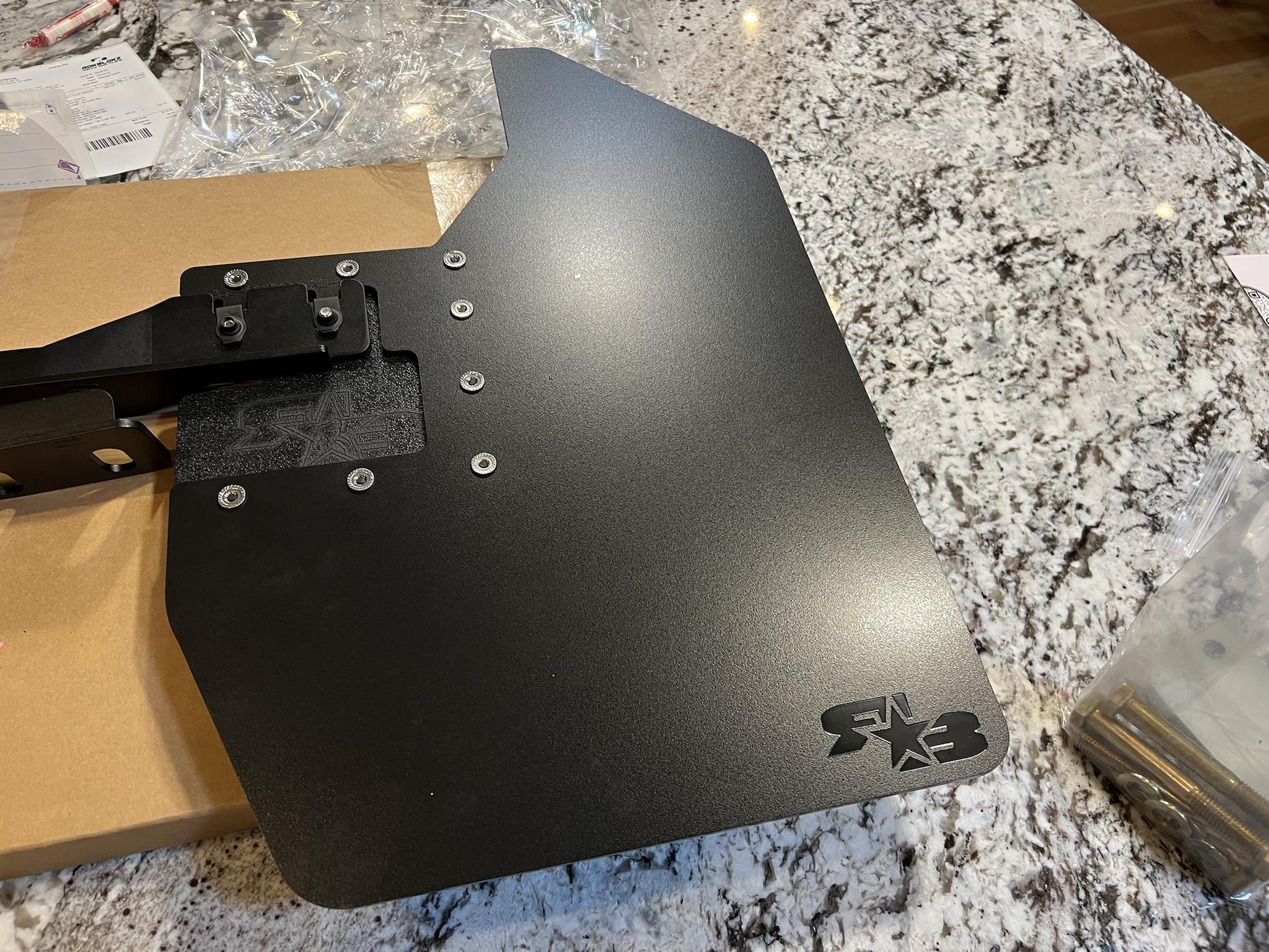 Ford Bronco Rokblokz mudflaps installed on Bronco o4Y74a5