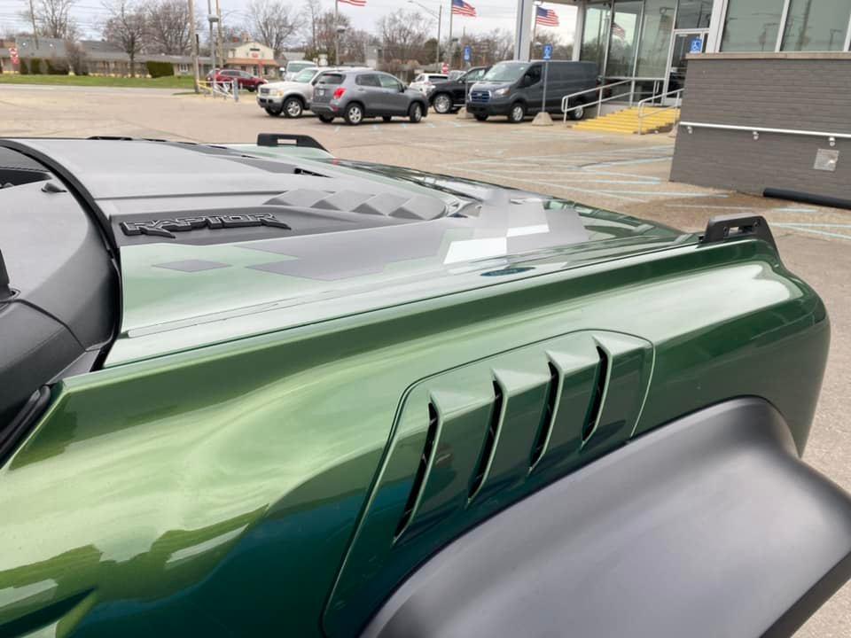 Ford Bronco Closeups of Eruption Green Bronco Raptor [updated w/ interior, suspension, engine underhood pics]) bronco-raptor-eruption-green-interior-engine-9-