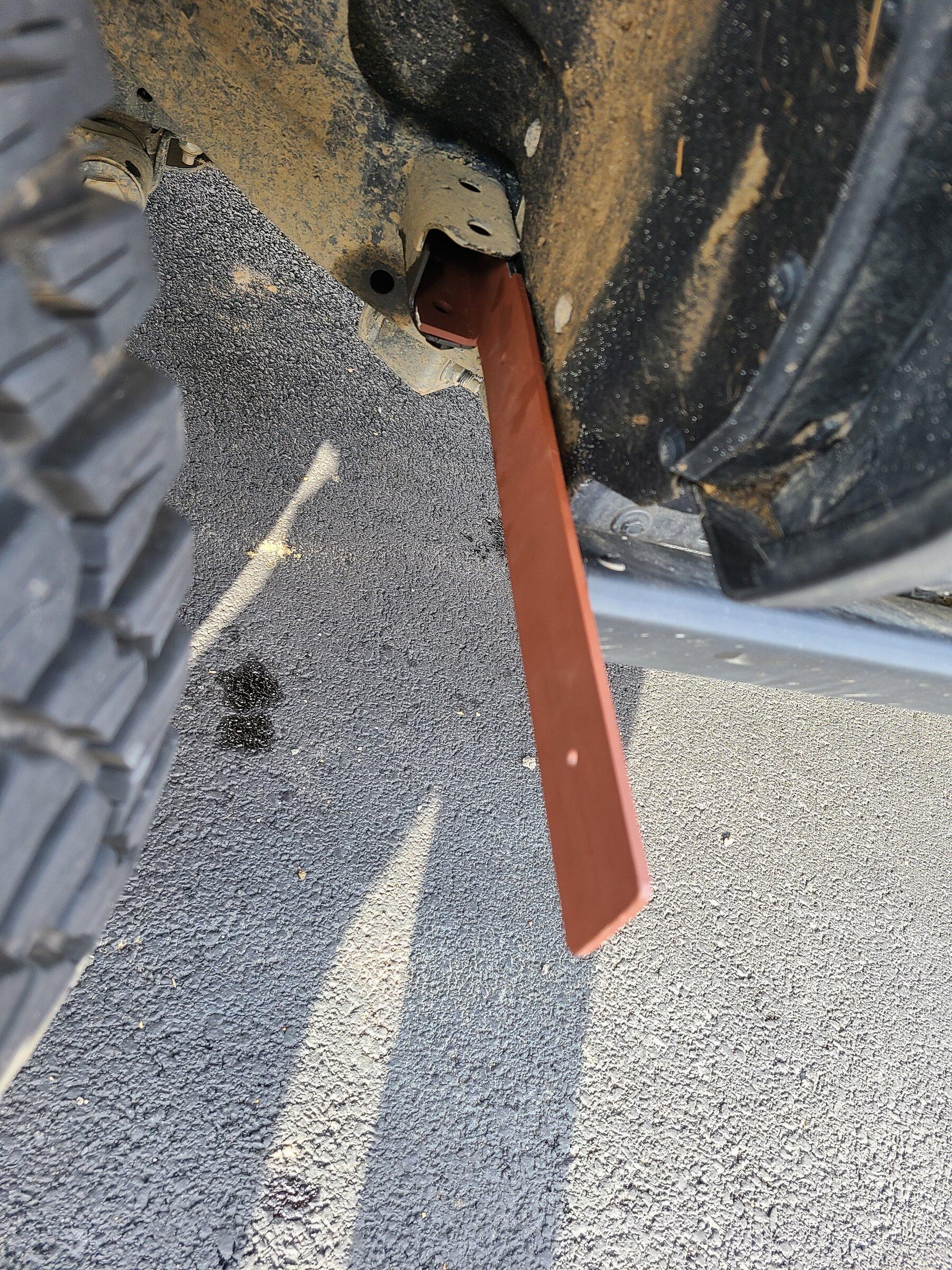 Ford Bronco DIY Sasquatch Mud Flaps front_mount_fittin