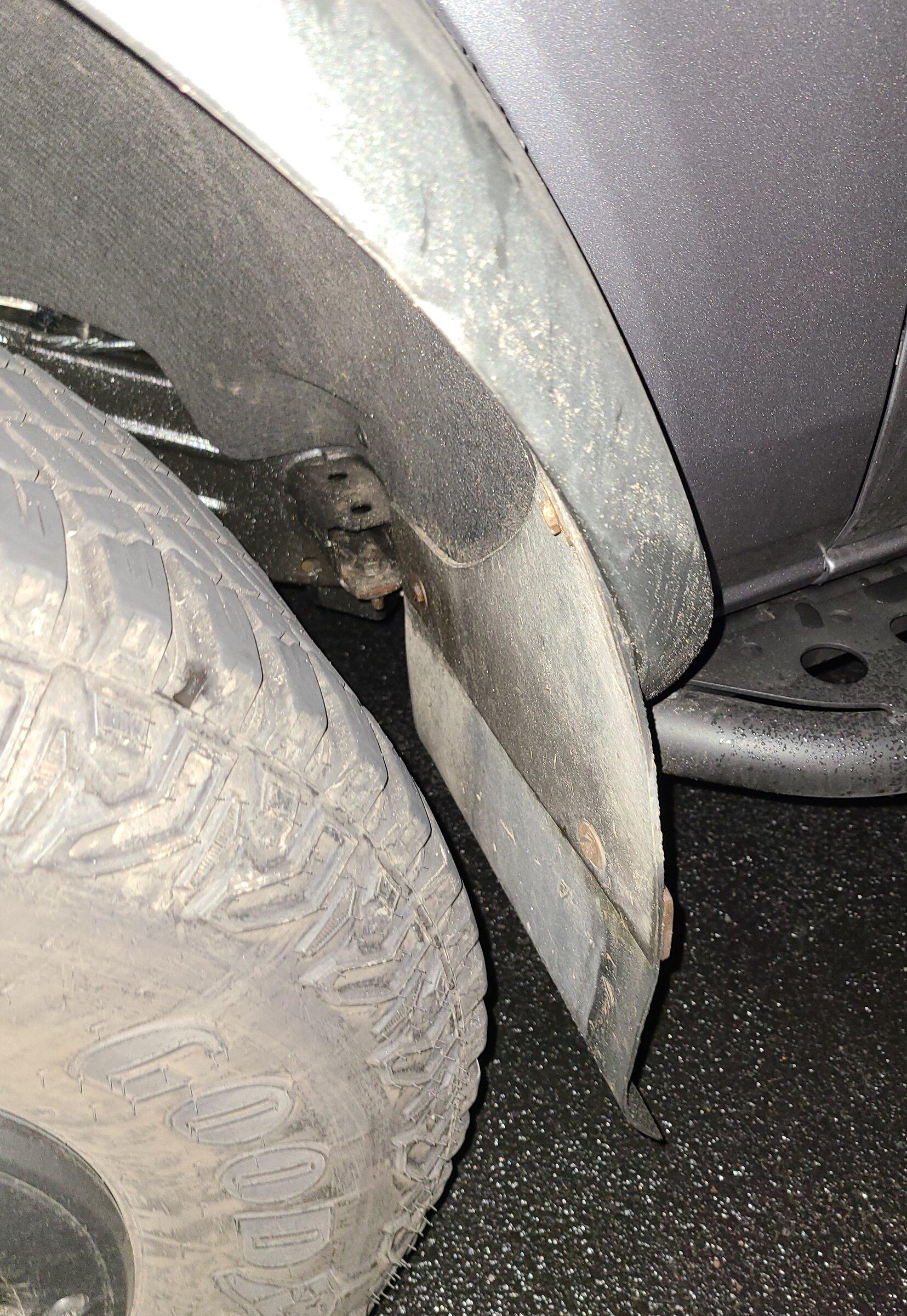 Ford Bronco DIY Sasquatch Mud Flaps front_mount