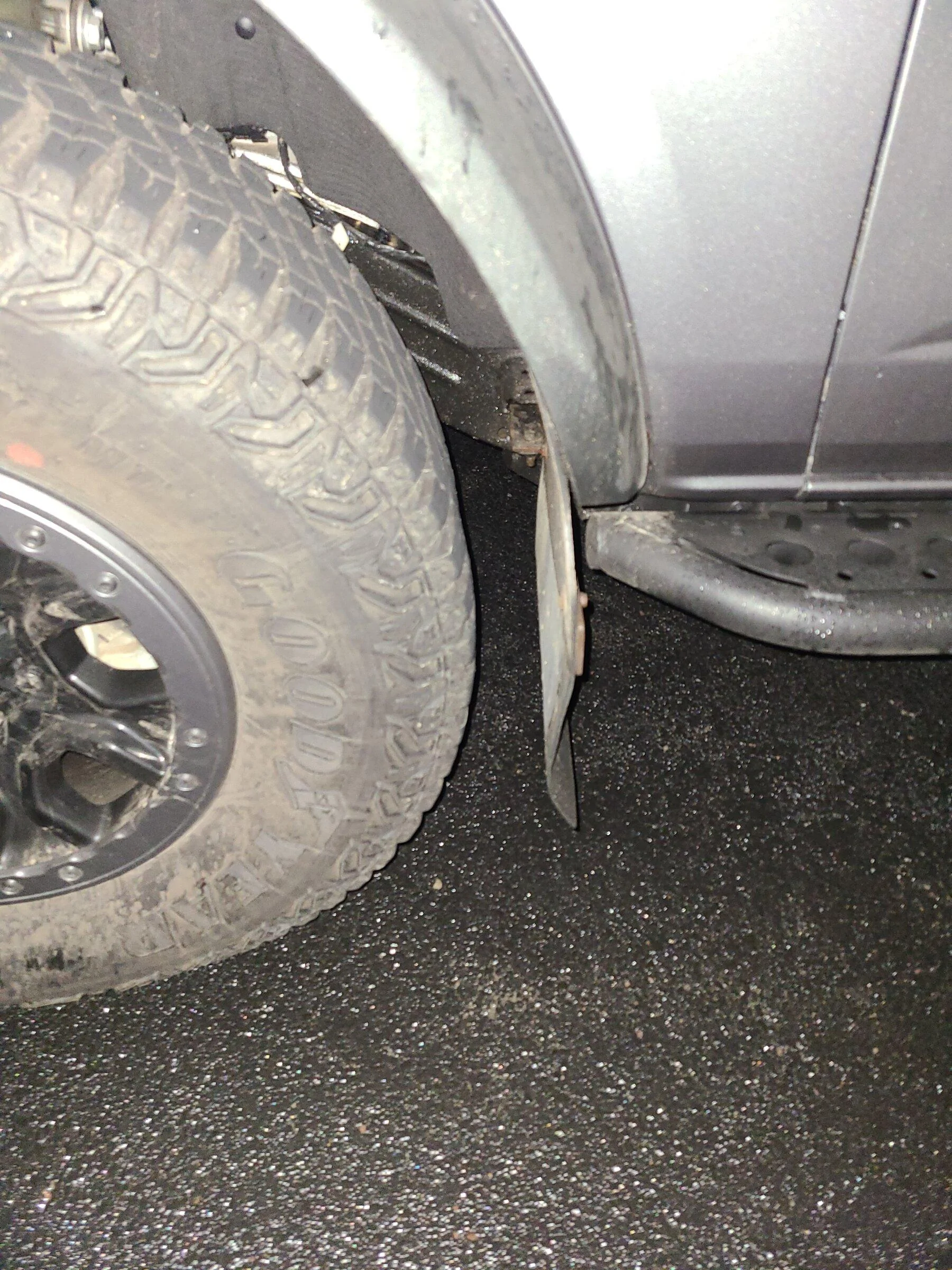 Ford Bronco DIY Sasquatch Mud Flaps front_sid