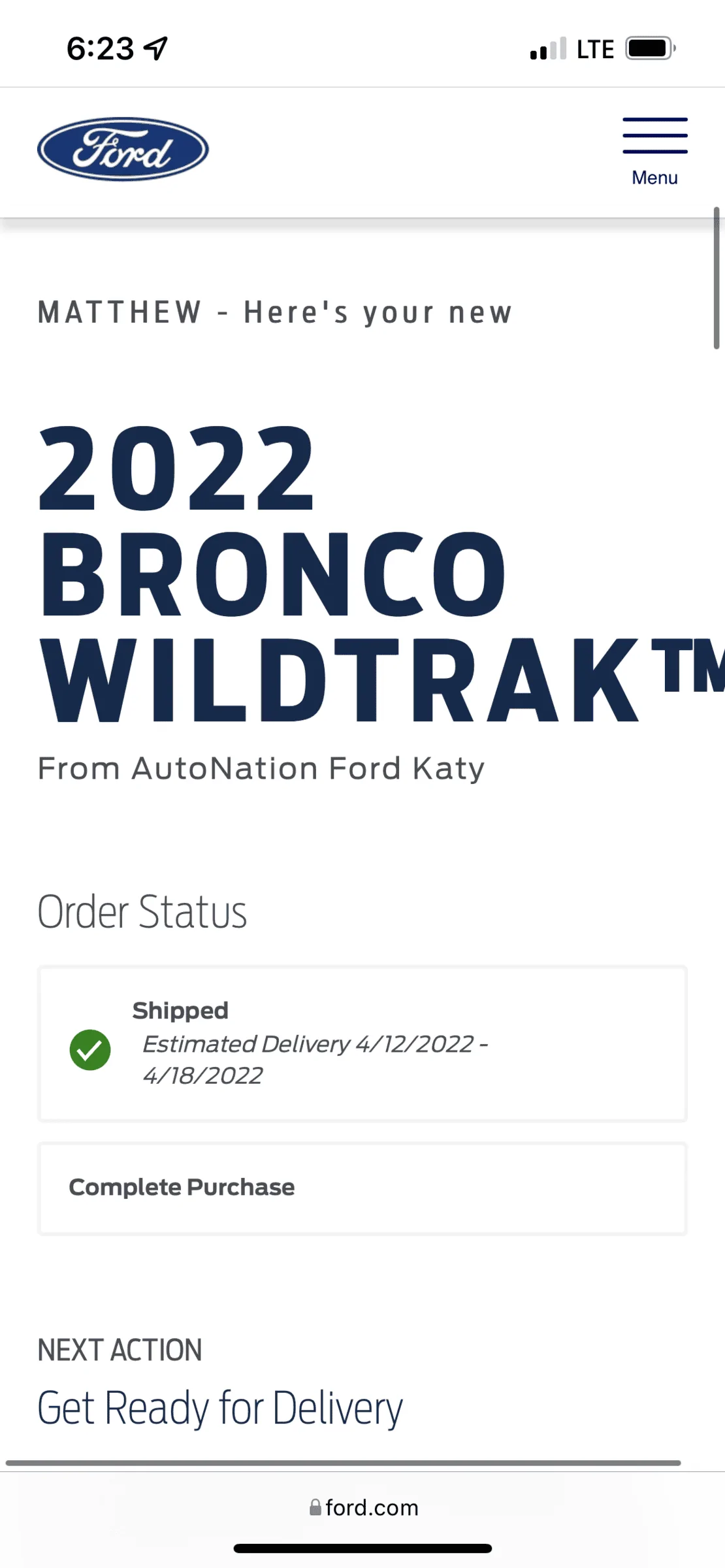 Ford Bronco 🛠 3/14/22 Build Week Group 45A1623B-2C4B-4E96-A232-1DF97E081952