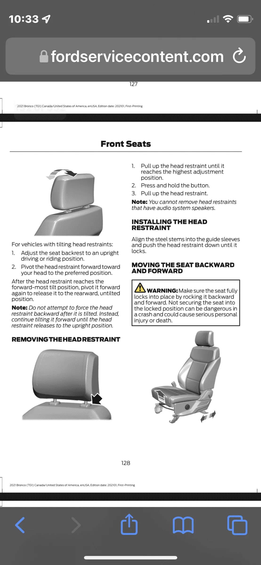 Ford Bronco Headrest is too far forward 3C911C7D-19A8-42CC-8DF6-5C7FD191A1BC
