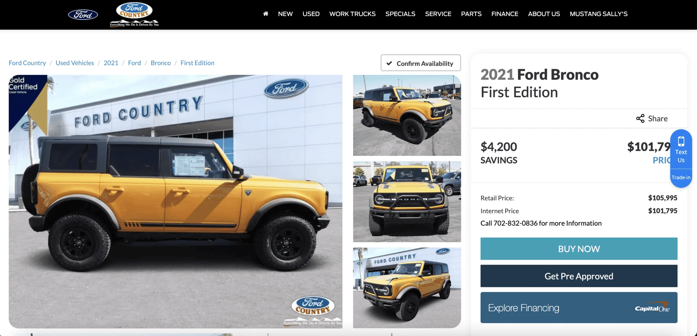 Ford Bronco 12 Broncos Available Screen Shot 2022-04-14 at 4.39.46 PM