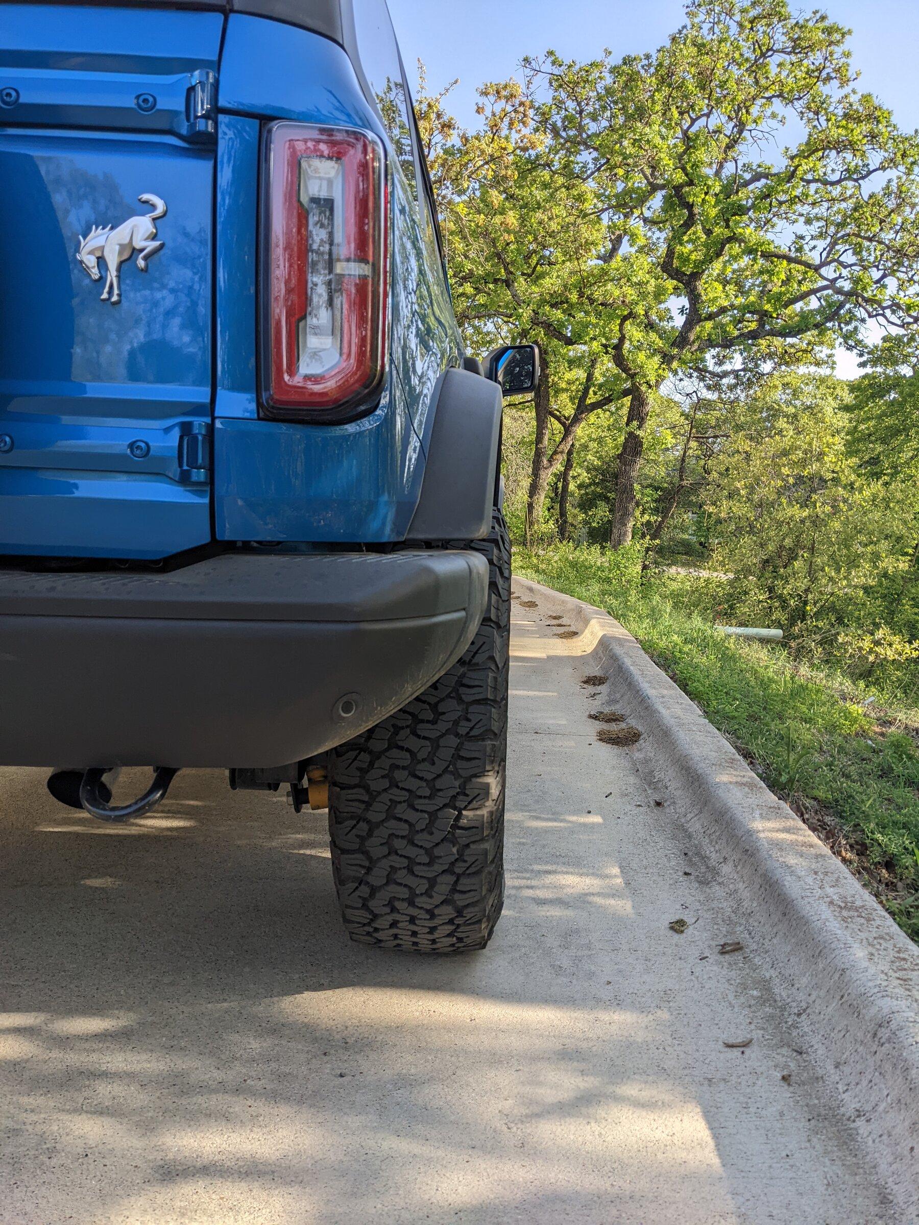 Ford Bronco 1.5" Wheel Spacers on Sasquatch? PXL_20220414_231334031