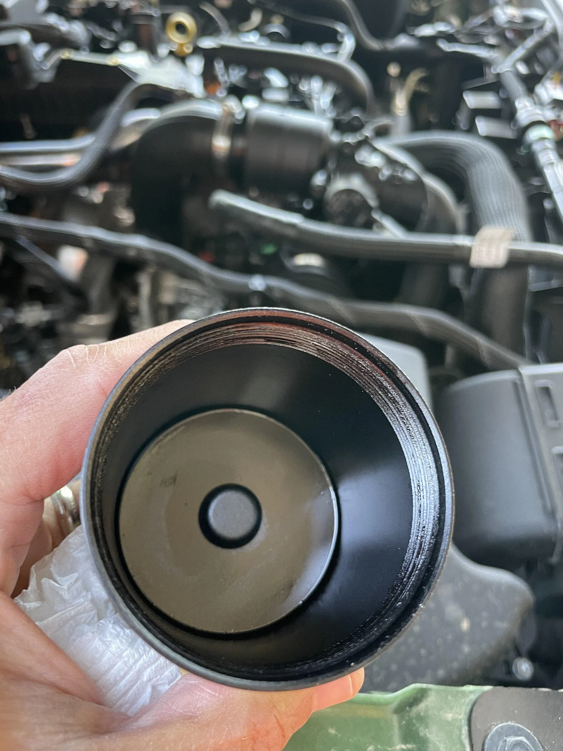 Ford Bronco Mishimoto catch can first results on 2.3 engine B72D8345-D938-44C2-86F6-2BFAA1490518