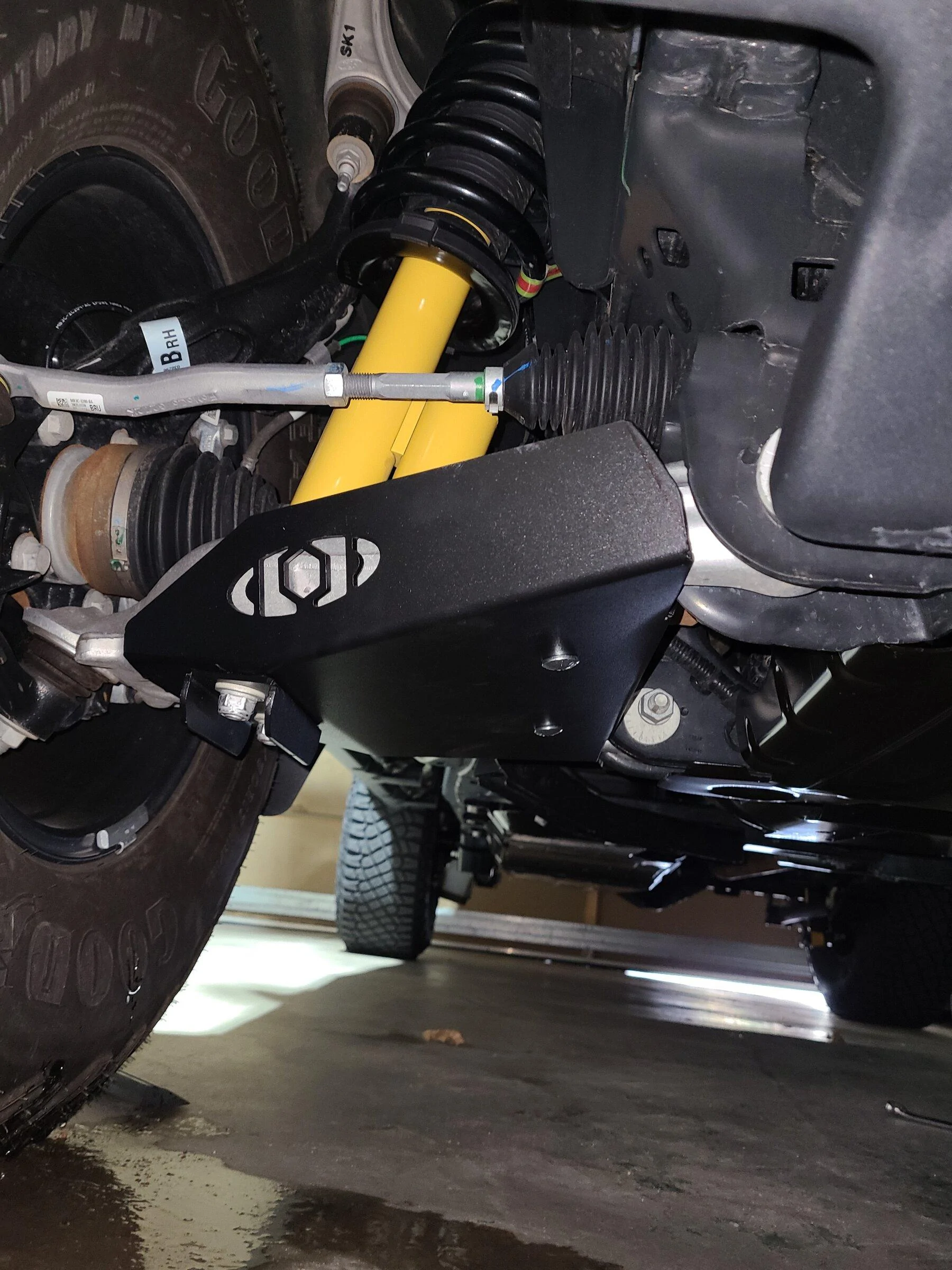 Ford Bronco Prototyping the LOD "A" Arm Skid Plates 20220415_153203