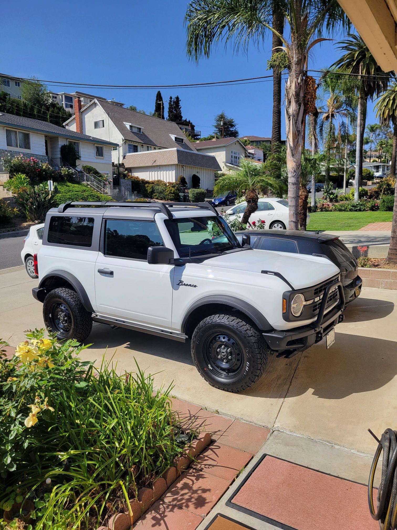 Ford Bronco Bronco script emblem installed 20220415_152235