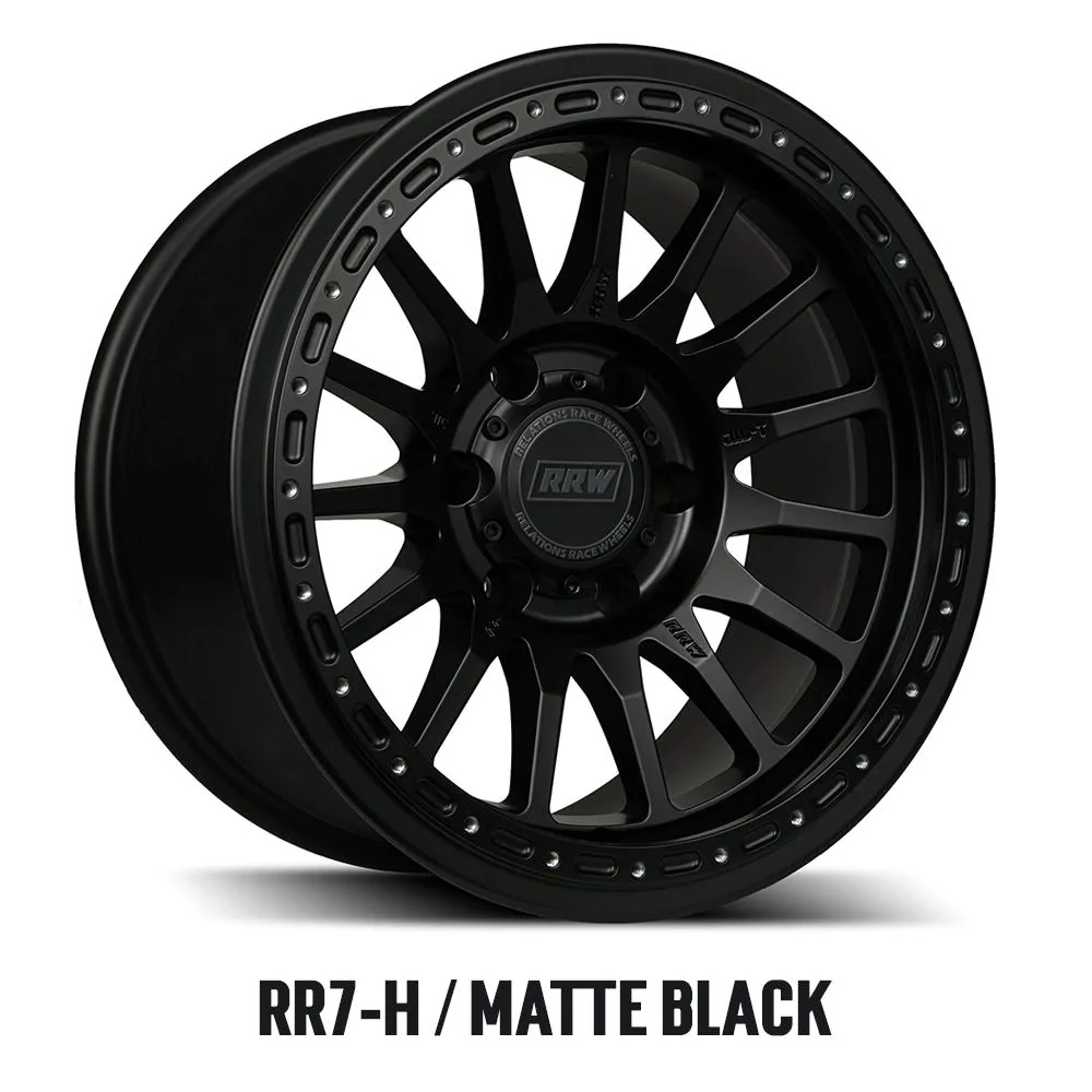 Ford Bronco Bronze RRW wheels on cactus gray RRW_RR7_Black