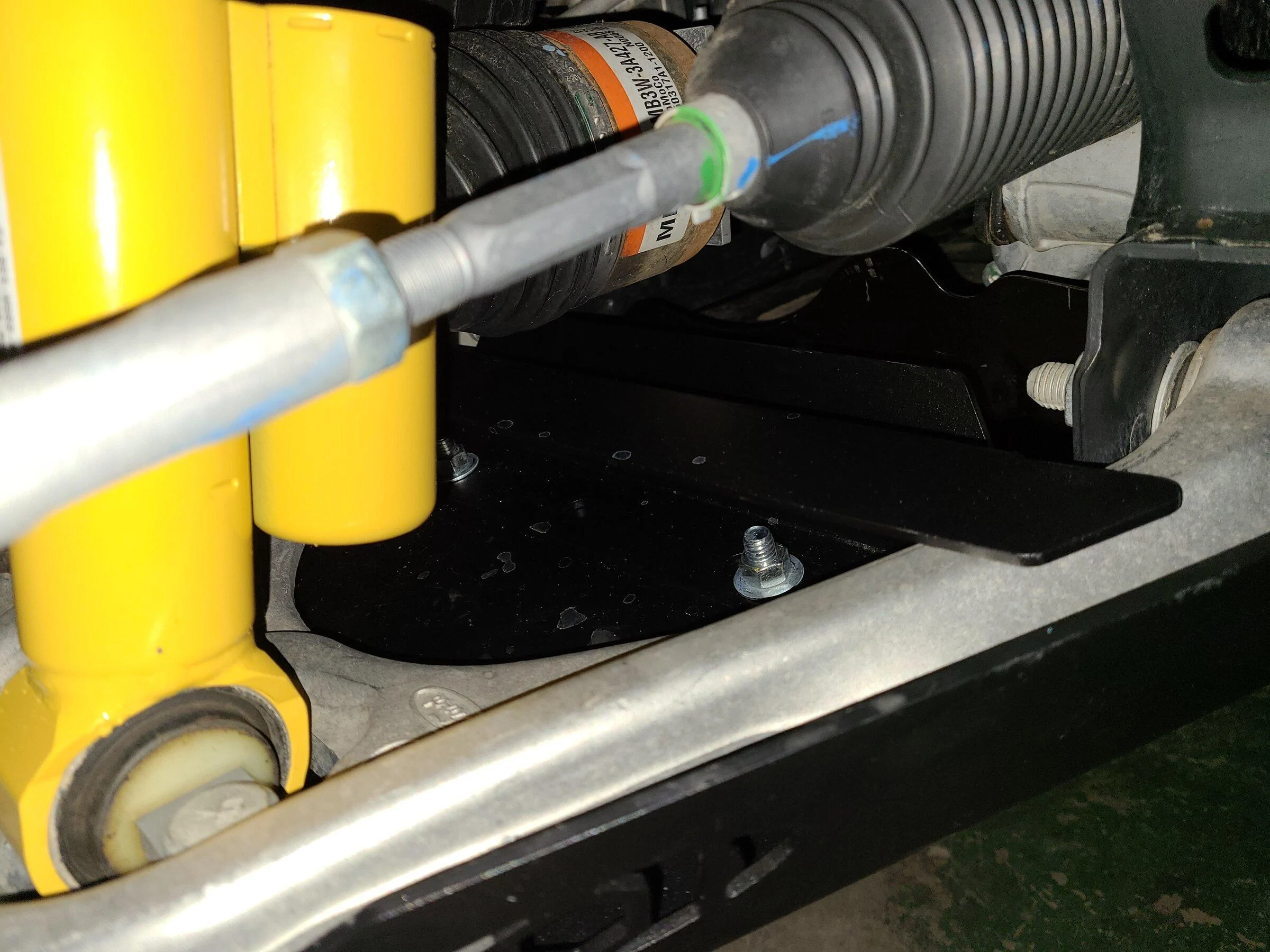Ford Bronco Prototyping the LOD "A" Arm Skid Plates 20220415_195122
