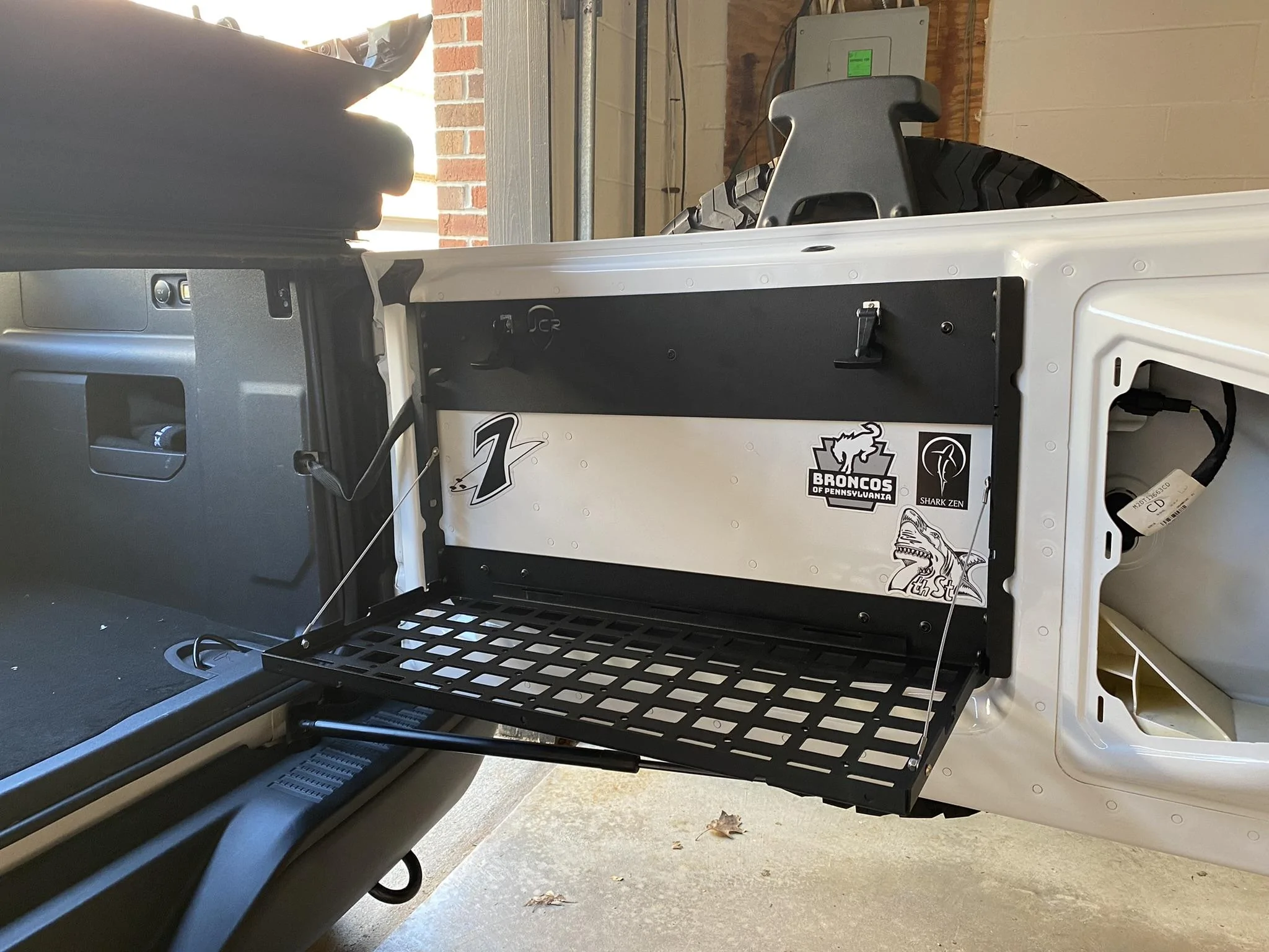 Ford Bronco JcrOffroad Fold down molle table has been released! 5B7CE888-D4B3-49F7-B5BB-EF7DCFCD1BF7