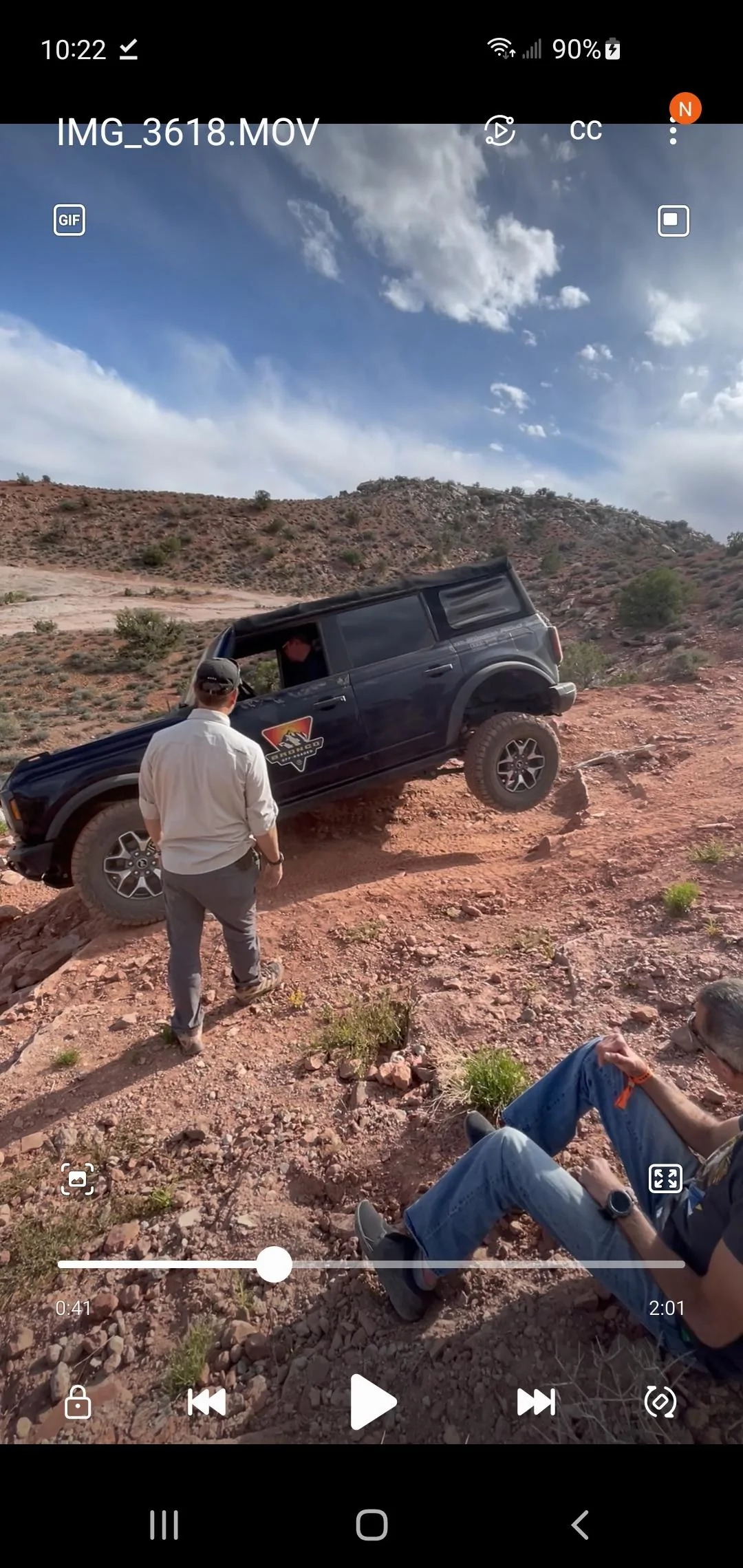 Ford Bronco Bronco Off-Roadeo Moab Screenshot_20220416-222226_Video Player