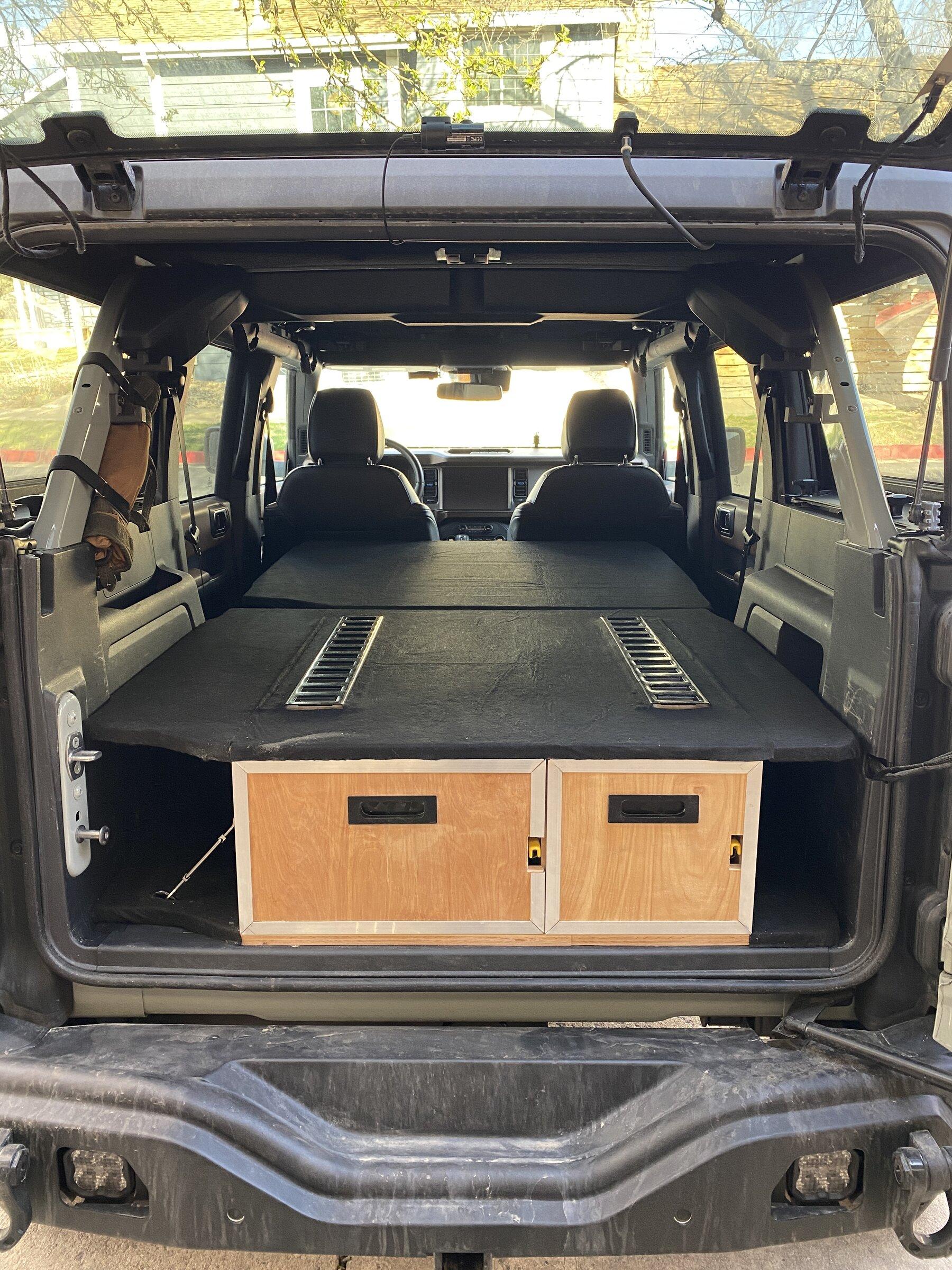 Ford Bronco 4DR Overland drawer & sleeping platform DIY build 0C69585E-4DB4-4F09-ADB4-0D315D59B480
