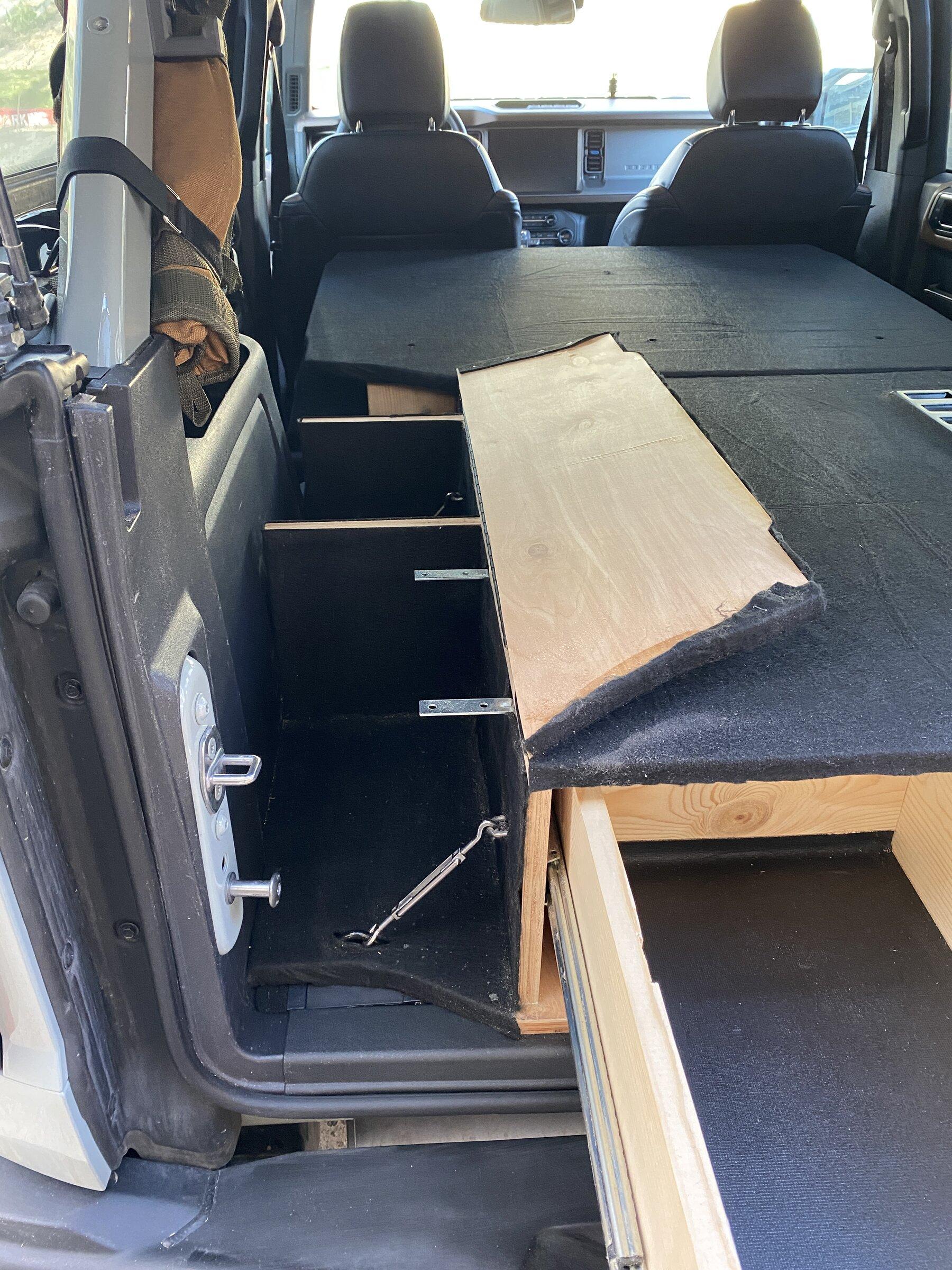 Ford Bronco 4DR Overland drawer & sleeping platform DIY build 0269CA37-57ED-4669-909B-5E3128865ADB