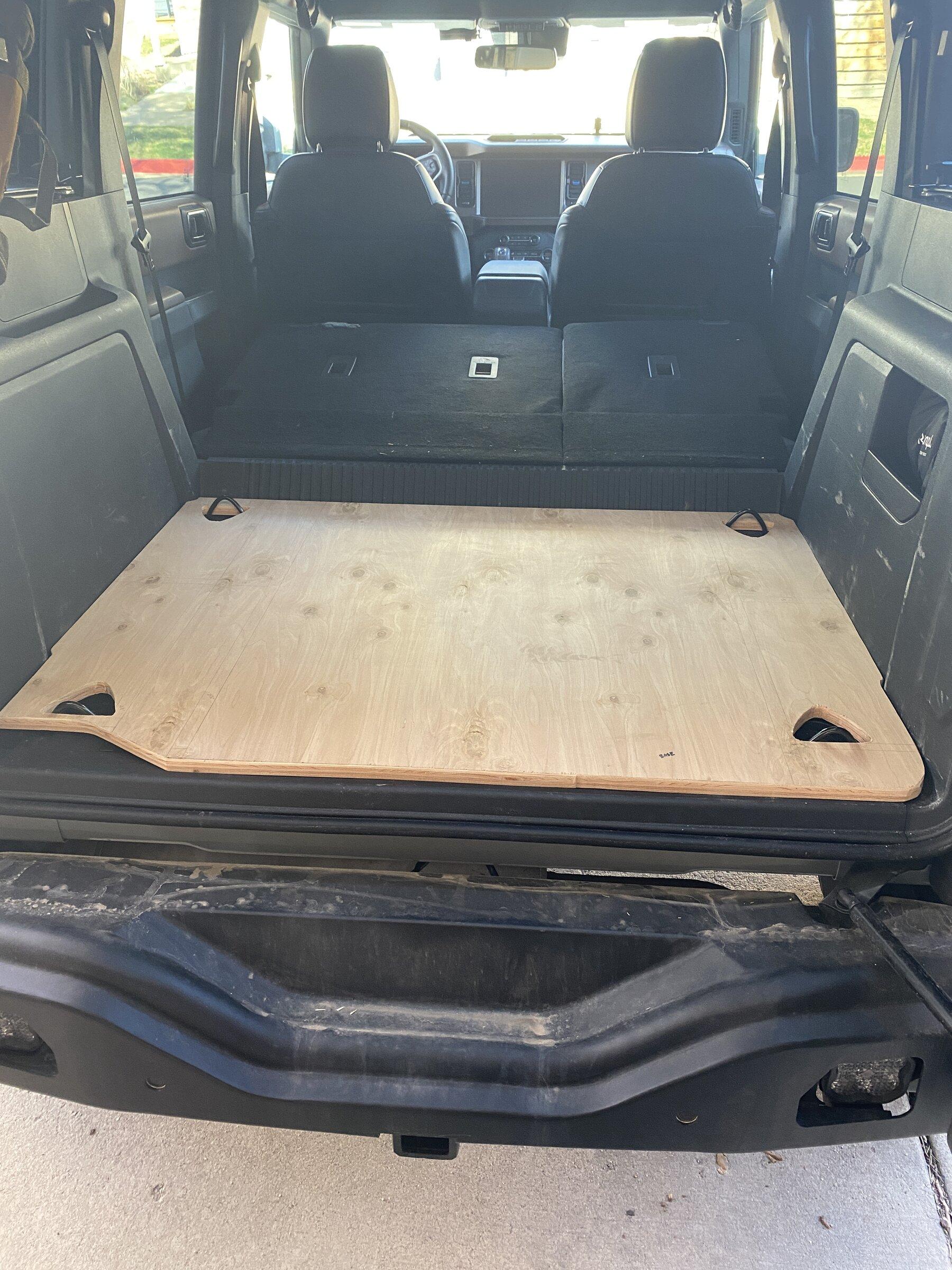 Ford Bronco 4DR Overland drawer & sleeping platform DIY build B51D6576-19C2-40C4-BDBF-BDE50D08EFB9