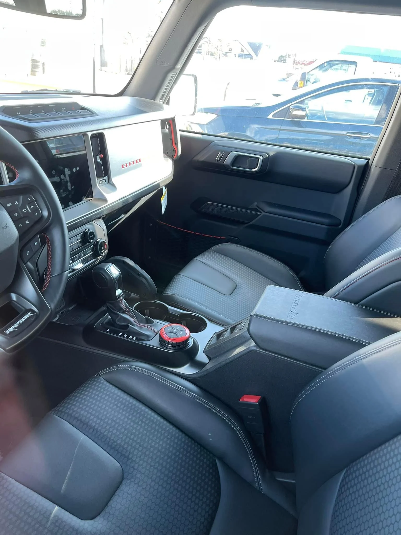 Ford Bronco Velocity Blue Raptor Bronco With MGV Interior Pics and Fly-By Video Sound Clip Velocity Blue Bronco Raptor with interior photos and engine exhaust video sound 4