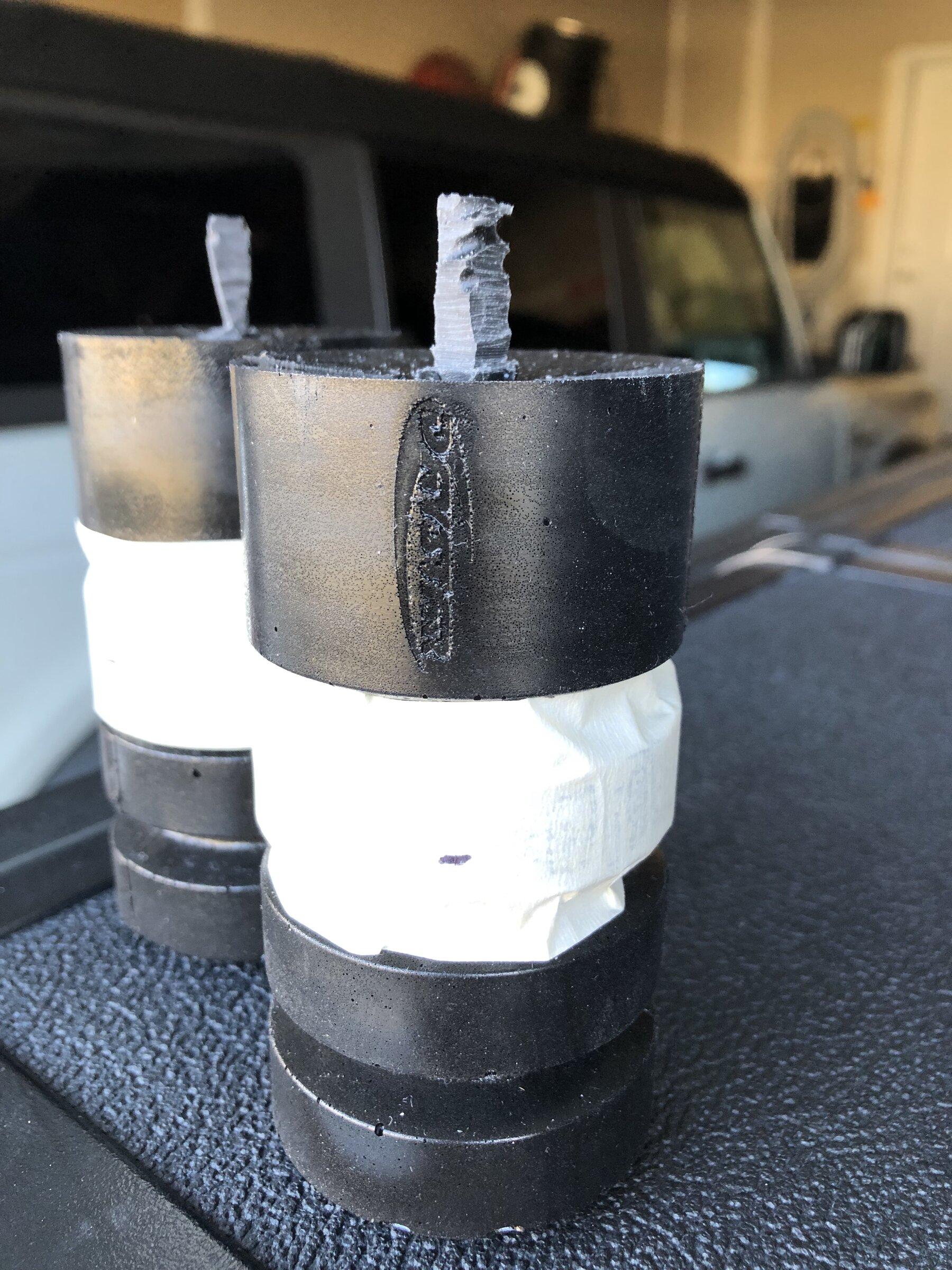 Ford Bronco Spare tire rubber bumpers bump mods