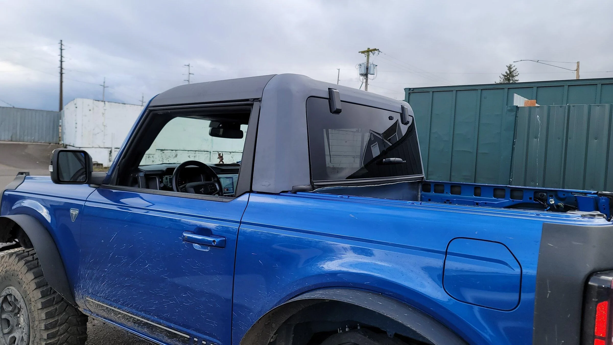 Ford Bronco Half Cab Pick-Up Bronco Build! 🪚 20220419_172222