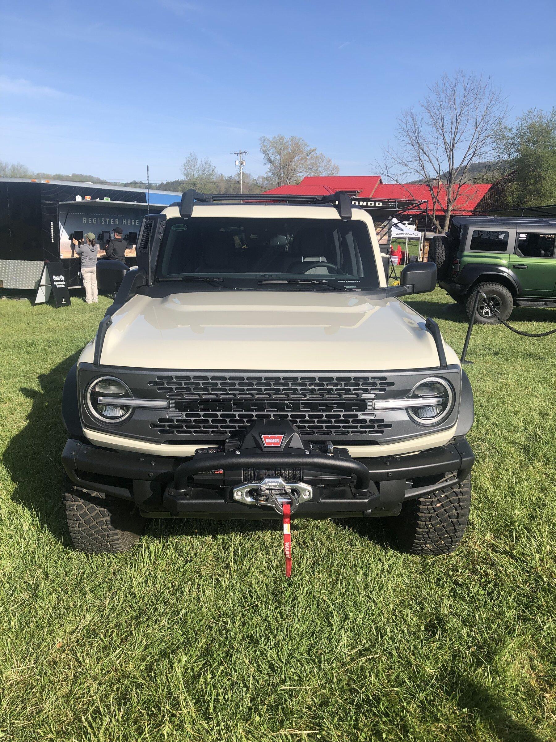 Ford Bronco Eruption Green Raptor & Desert Sand Everglades at Bronco Super Celebration East 7C49F234-2F0B-4DB1-8C3E-759F0E27034B
