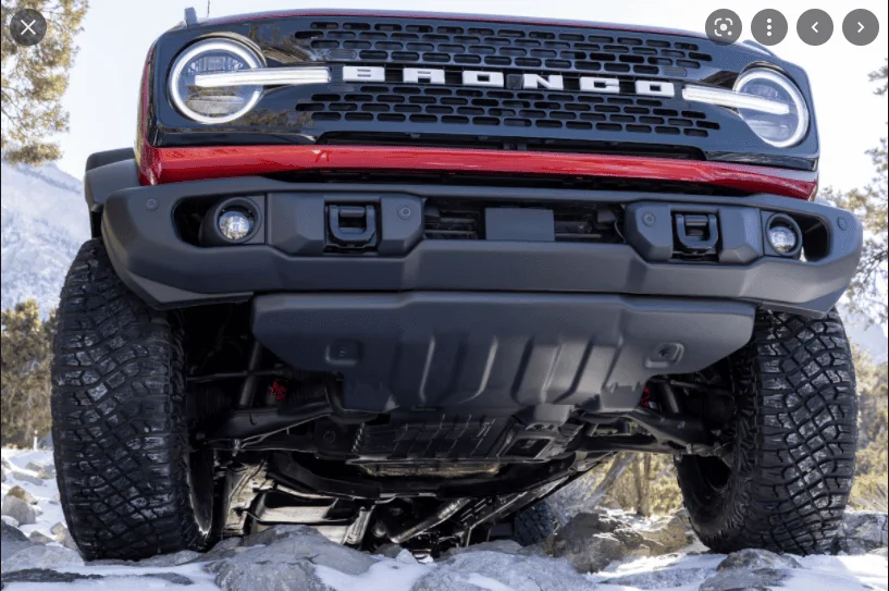 Ford Bronco Any HOSS 3.0 equipped Bronco in the wild yet? Hoss 3.0 Front undersid