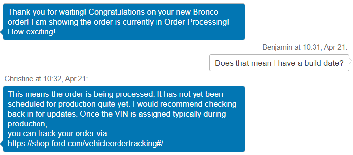 Ford Bronco ⏱ Bronco Scheduling Next Week (4/18) For Build Weeks 5/30-6/27 and 7/11-7/25 2022-04-21 10_33_03-Engagement Window