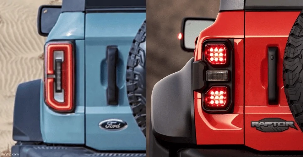 Ford Bronco Braptor Tail Lights swap install? 1650566963819