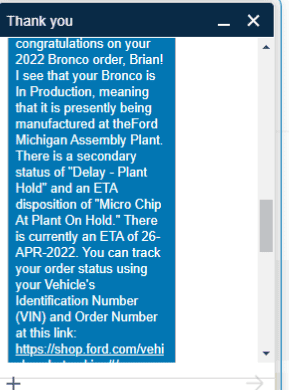 Ford Bronco 2/21/2022 Build Week Group frdcht3