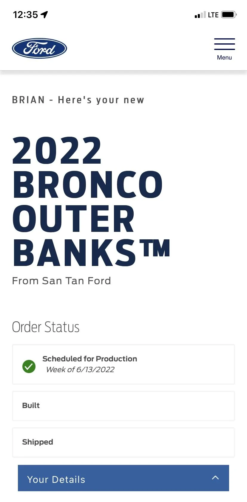 Ford Bronco ⏱ Bronco Scheduling Next Week (4/18) For Build Weeks 5/30-6/27 and 7/11-7/25 8DAAAD0F-F45B-414B-AECC-30CCD5334DD4