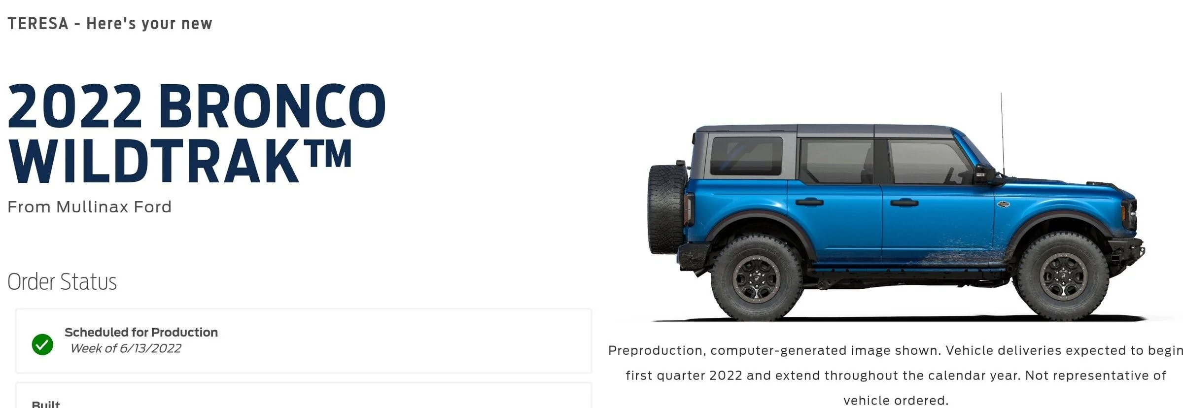 Ford Bronco ⏱ Bronco Scheduling Next Week (4/18) For Build Weeks 5/30-6/27 and 7/11-7/25 SmartSelect_20220421-222907_Chrom