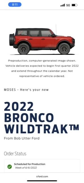 Ford Bronco ⏱ Bronco Scheduling Next Week (4/18) For Build Weeks 5/30-6/27 and 7/11-7/25 9A7A4A26-9B3E-4E25-98E3-F8B60AE9504F