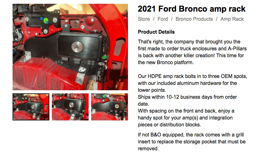 Ford Bronco My B&O Upgrade Experience Screen Shot 2022-04-22 at 8.26.29 AM