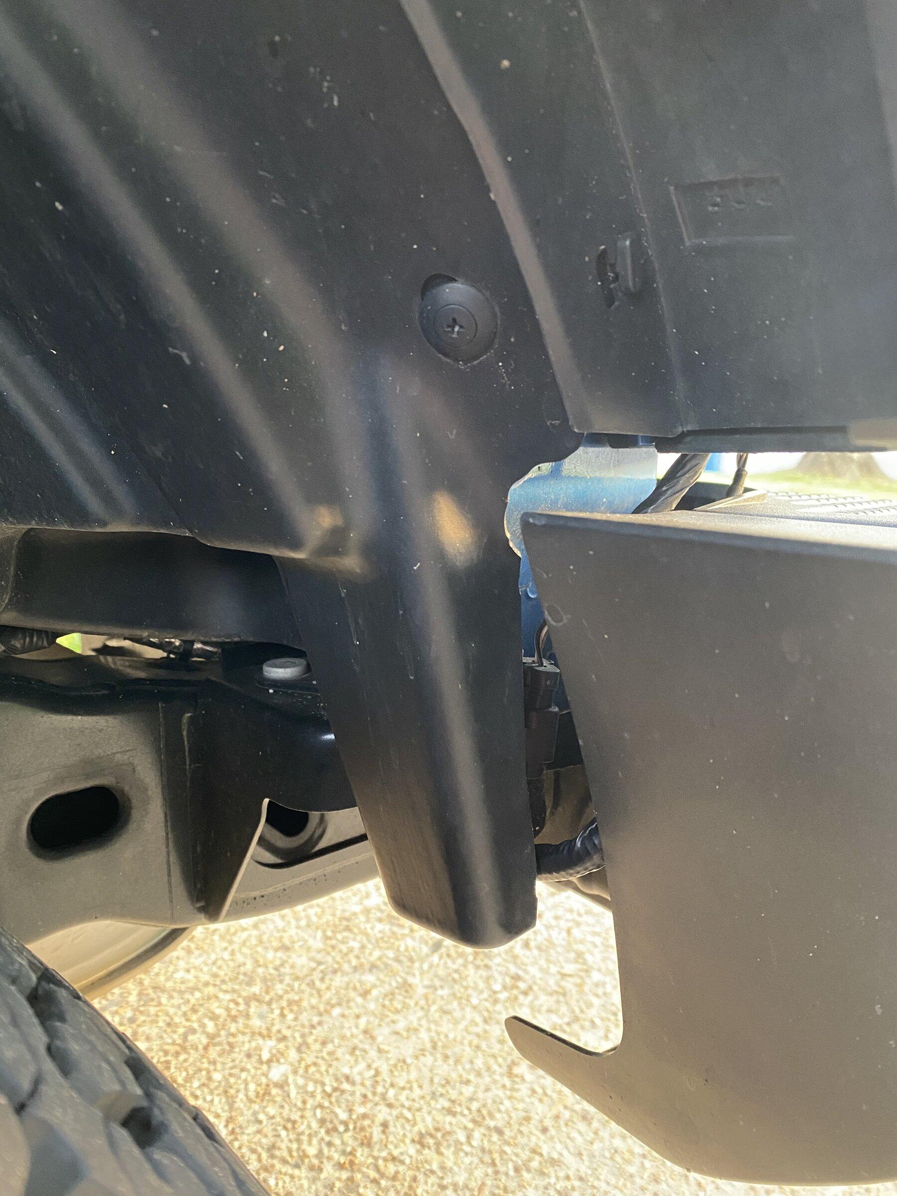 Ford Bronco Exposed Wiring behind the front and back bumper.  Is something missing? 2038404B-F5E3-4ACA-A319-087E254DE3E2