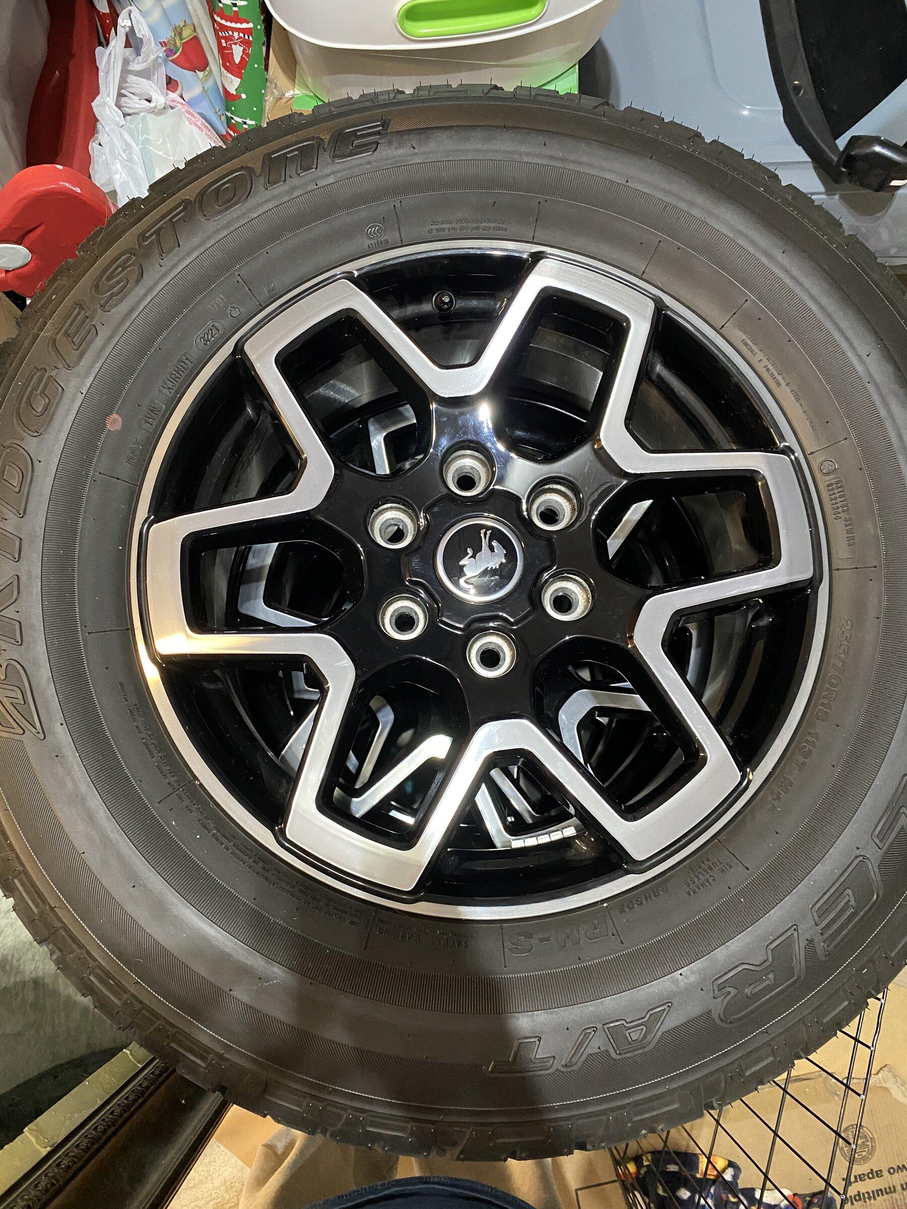 Ford Bronco For Sale:  5 Outer Banks wheels & tires $600 C4E4EBC7-5116-47CD-89E9-A002265B1583