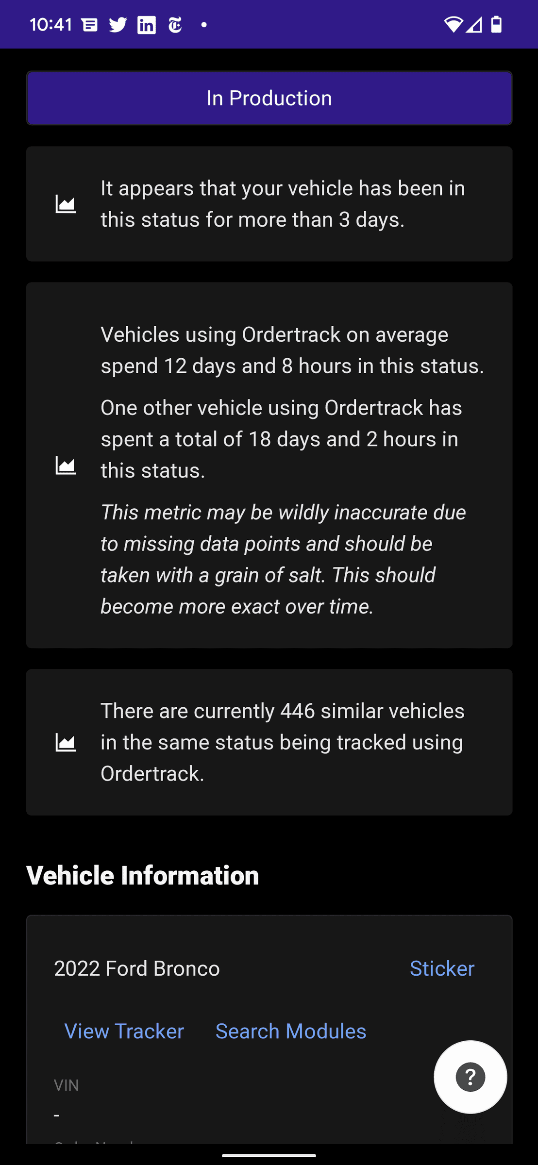 Ford Bronco 🛠 4/11/22 Build Week Group Screenshot_20220422-224119