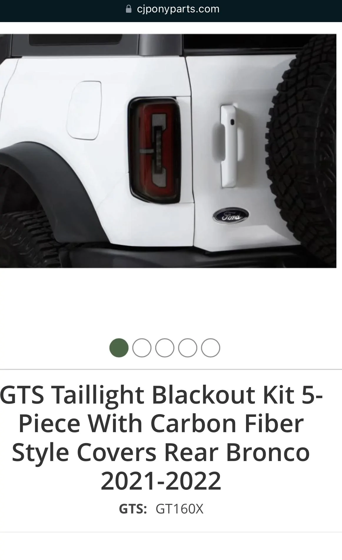 Ford Bronco Tail light blackout kit 03A54AC4-116F-46E1-8CD0-E681220BA5FF