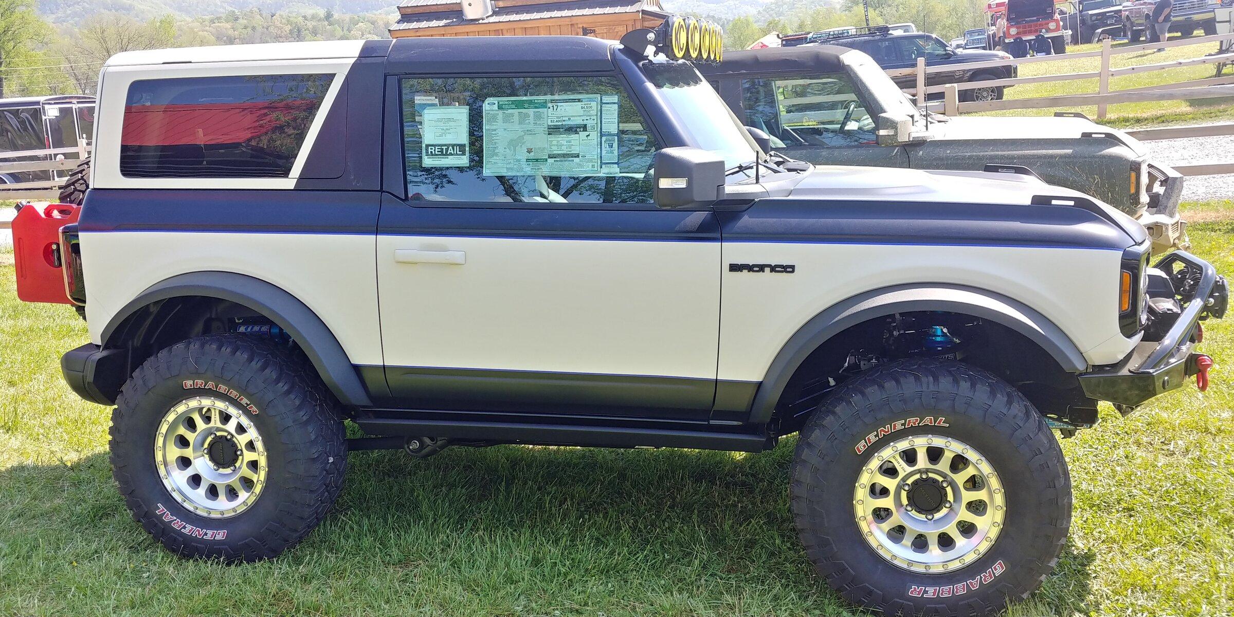 Ford Bronco Photos from Bronco Supercel East Today 0423221108_HDR