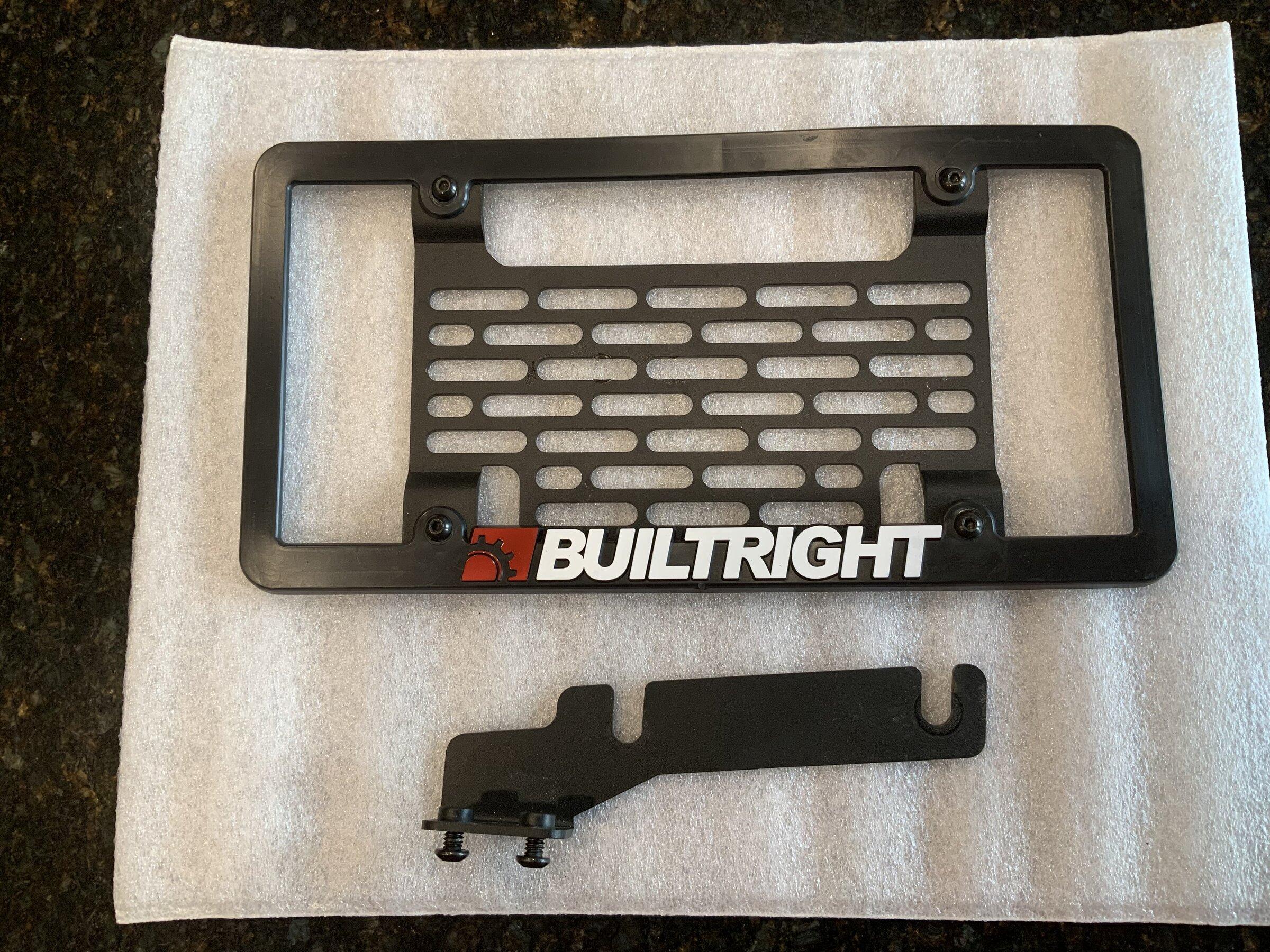 Ford Bronco BuiltRight Front License Plate Holder 1847F860-FF66-45A7-9EBA-B964BCBB9035