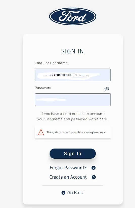 Ford Bronco Ford.com Website Login Issues? Can't Log Into Customer Account 1599059458349
